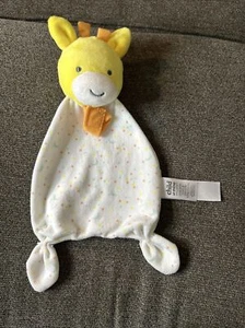 Child of Mine Giraffe Moon Stars Rattle Security Blanket/Lovey Paci Holder - Picture 1 of 6