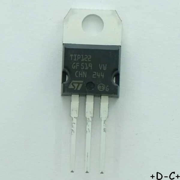 STMICROELECTRONICS TIP122 Transistor NPN Darlington 100V 5A TO-220 STM RoHS
