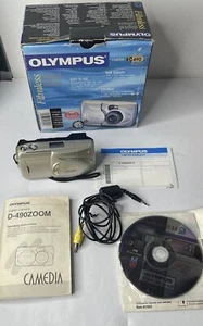 Olympus Digital Camera D-490 Zoom Tested Working With Box And Instructions - Picture 1 of 24