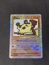 Mankey 2002 Reverse Holo Legendary collection Pokémon card  81/110