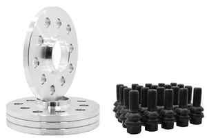 5x130MM 12MM Hub Centric Spacers +Lug Bolts for Porsche Models w/ Factory Wheels - Picture 1 of 11