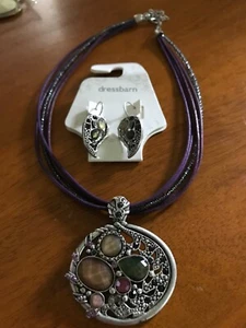 Dressbarn Choker and earring set NWT - Picture 1 of 5