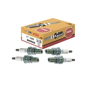 OEM NGK Standard Resistor Set of 4 Pre-Gapped Power Spark Plugs 5722 BR9ES - Picture 1 of 1