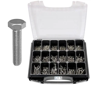 FRANTOS i-BOXX DIN 933 Sechskantschrauben Sortiment 685 tlg. Maschinenschrauben - Bild 1 von 12