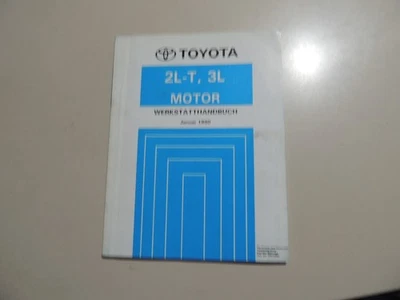 1990 Ergänzungs Werkstatthandbuch MOTOR 2,4 u. 2,8L Toyota Land Cruiser J7 Hilux - Bild 1 von 4
