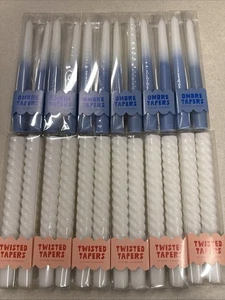 Juego de 24 velas verticales súper bonitas de 8 pulgadas - Imagen 1 de 4
