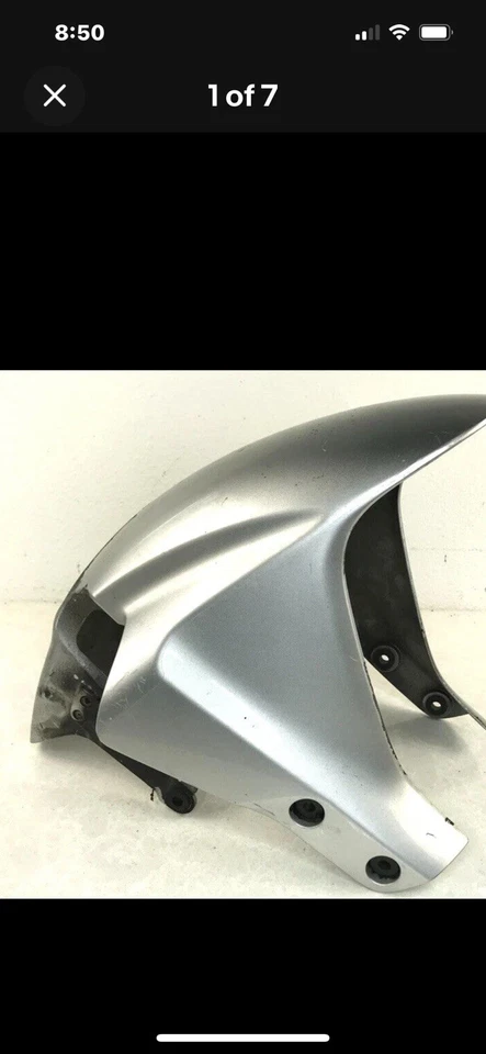 06 Honda CBR 600 CBR600RR Front Wheel Fender - Image 1 of 1