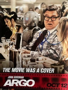 John Goodman signiertes Ben Affleck’ Argo 8x10 Foto.  Big Lebowski - Bild 1 von 1