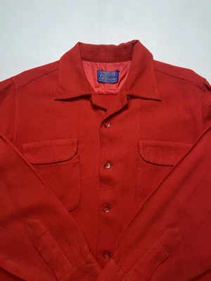Camisa occidental vintage años 60 Pendleton abotonada manga larga cuello lazo larga larga larga larga Foto 1 de 4