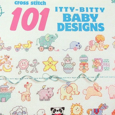 101 Itty Bitty Baby Designs 1997 Counted Cross Stitch Quick Issue 3698 - Image 1 of 4