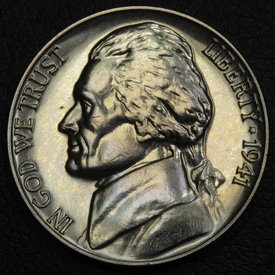 1941 Proof Jefferson Nickel 5C (Highly Reflective PR) - Image 1 of 4