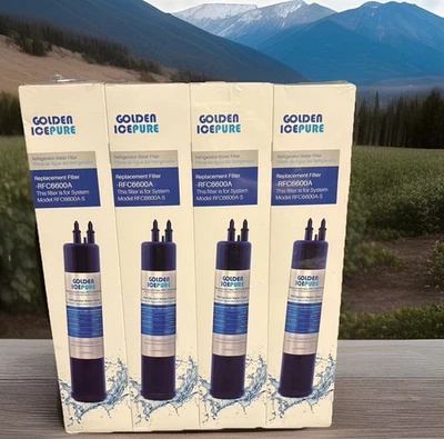 RFC6600A - Golden IcePure Replacement Refrigerator Water Filter (4 Pack) Bulk - Image 1 of 3