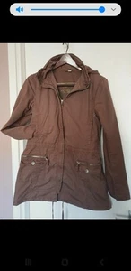 Pimkie Women's Summer Casual Cotton Parka Coat Size 12 - Picture 1 of 7