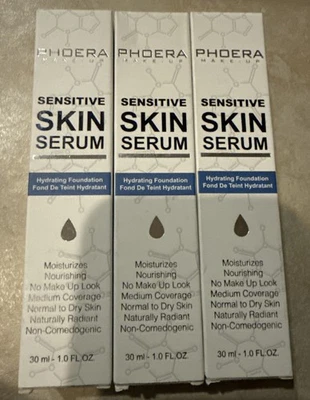 3X PHOERA Sensitive Skin Serum Moisturizing Foundation N03 Buff Beige - Image 1 of 4