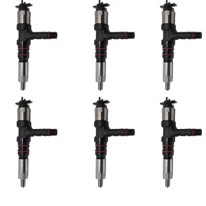 6PCS Fuel Injectors 095000-6290 6245-11-3100 For Denso Komatsu SAA6D170E-5A - Picture 1 of 8