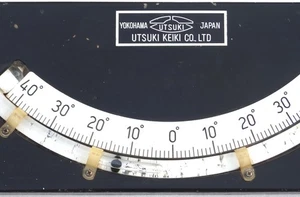 LARGE YOKOHAMA UTSUKI SHIPS SUBMARINE GLASS TUBE CLINOMETER LEVEL - Picture 1 of 4