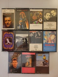 Various Pop and Rock Artists Cassette Lot of 11 Neil Diamond, U2, Dawn, Buffett - Picture 1 of 24