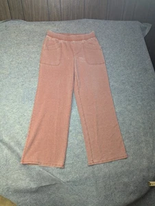 Anybody Size Small Orange/Pink Wide Leg Crop Sweatpants Comfort Yoga - Picture 1 of 7
