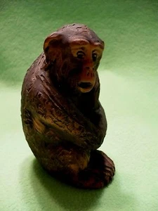 Rare vintage TILGMANS KERAMIK POTTERY SWEDEN comforting CHIMPANZEE sculpture. - Picture 1 of 12