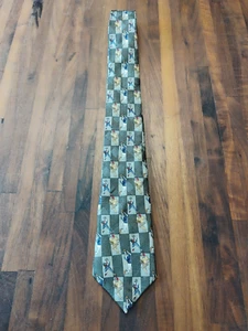 Class Club Football Player Silk Necktie Tie Made In The USA Coach Trainer - Picture 1 of 8