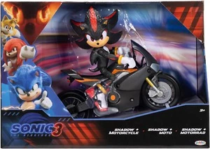 Sonic The Hedgehog - 5" Shadow Figure & Motorcycle Toy - Picture 1 of 5