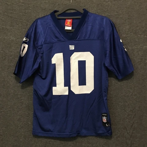 Eli Manning NY Giant Jersey Youth Large Reebok NFL Cover