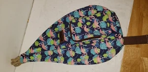 UNION BAY Ajustable UNA CORREA CUERDA CABESTRILLO BOLSA TRASERA FLAMINGO PALMAS Como Nuevo - Imagen 1 de 19