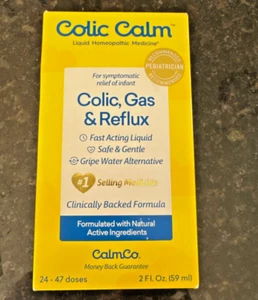 Colic Calm Liquid Dietary Supplement Colic, Gas & Fussiness, 2 fl oz (59 ml) - Picture 1 of 6