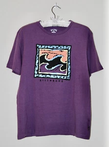 NWT Billabong Big Boys Purple Wave Logo Crewneck SS T-Shirt sz L XL - Picture 1 of 12