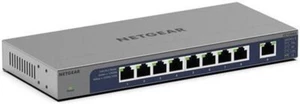 Netgear 8 Gigabit Port Unmanaged Switch w 10G Multi-Gig Fanless GS108MX-100NAS - Picture 1 of 1