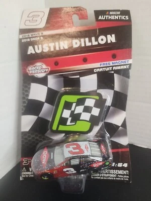 2018 NASCAR Authentics Austin Dillon #3 Dow Chevrolet Camaro Raced Version 1/64 - Image 1 of 3