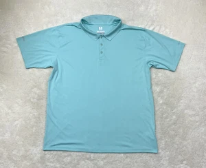 Columbia Omni Freeze Zero Mens Size XXL Aqua Blue Polo Shirt Short Sleeve - Picture 1 of 12