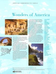 #766 39c francobolli Wonders of America (40 francobolli) pannello francobolli commemorativi USPS - Foto 1 di 2