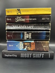 Stephen King Vintage Horror Lot Of 6 Books! (5 PB, 1 HC) - Picture 1 of 13