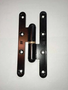 Paumelle PICARDE avec bague laiton et lames à bouts ronds Epoxy noir RAL 9005 - Imagen 1 de 1