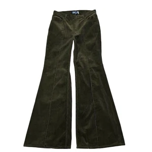 Polo Ralph Lauren Concept Trent Olive Wide Leg Pants Sz 6 NWT - Picture 1 of 11