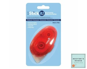 Stick It Permanent Adhesive Glue Roller - Docrafts Double Sided Tape Runner - Picture 1 of 3