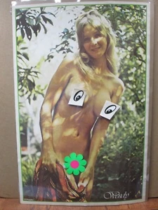 Poster vintage Hot Girl auto garage modello Wendy anni 70 Inv#G537 - Foto 1 di 5