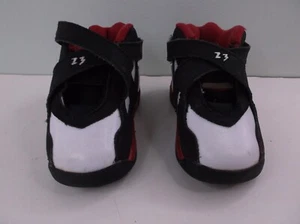 Air Jordan 8 Retro Paprika Athletic Sneakers Size 5C Black Red Toddler Shoes EUC - Picture 1 of 5
