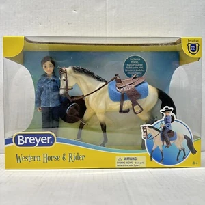 Caballos Breyer Freedom Series Western Horse and Rider | Muñeca y juguete para caballos | - Imagen 1 de 2