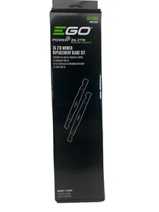 EGO AB4200D 21" Z6 ZTR Mower Replacement Blades 2 Pack NEW - Picture 1 of 5