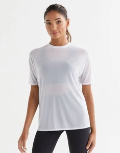 Womens New Lilybod Heidi Kimino Tee Size L White - Picture 1 of 3
