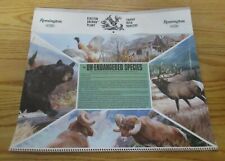 1985 Remington Dupont Wildlife Hunting Deer 12 Month Complete Calendar