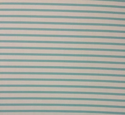 BALLARD DESIGNS CAMBRIDGE STRIPE SKY SPA SUNBRELLA OUTDOOR FABRIC BY YARD 54"W - Image 1 of 4