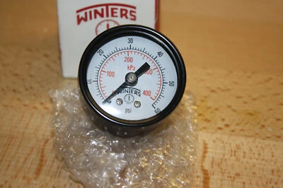 Winters PEM1401 Economy Gauge 0 to 60 PSI 1/8" NPT - Image 1 of 4