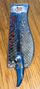 Coltello Cuda 9" Filetto di Pesce * Lama Flessibile Acciaio Inox Legata Titanio *NUOVO - Foto 1 di 5