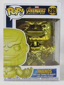 Marvel Funko Pop - Thanos (Yellow Chrome) - Avengers: Infinity War - No. 289 - Picture 1 of 12