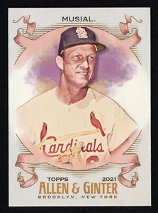 2021 topps Allen & Ginter Stan Musial card# 84 cardinals - Picture 1 of 2