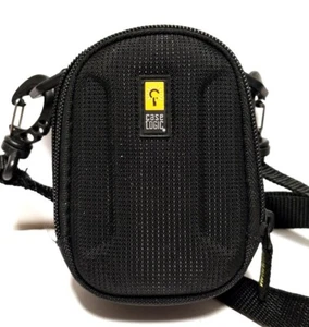Case Logic Black Padded Camera Case 5.75" x 3.5" x 4.75" with shoulder strap. - Picture 1 of 8