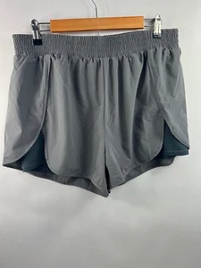 Liumilac Athletic Shorts Gray Womens Size 2XL NWT Lined - Picture 1 of 9